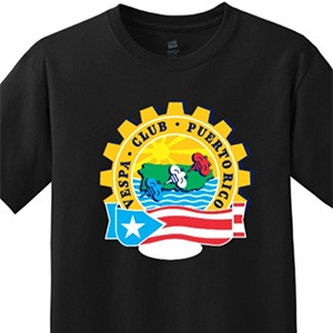 Camiseta del Vespa Club Puerto Rico