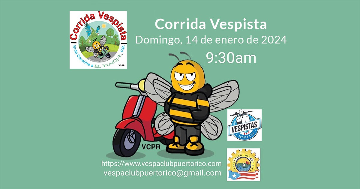 Corrida Vespista de Carolina a El Yunque